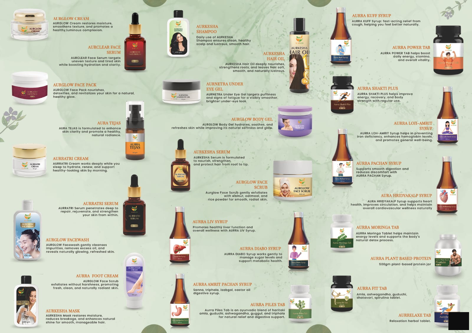 AURAA AYURVED HERBAL PRODUCTS 