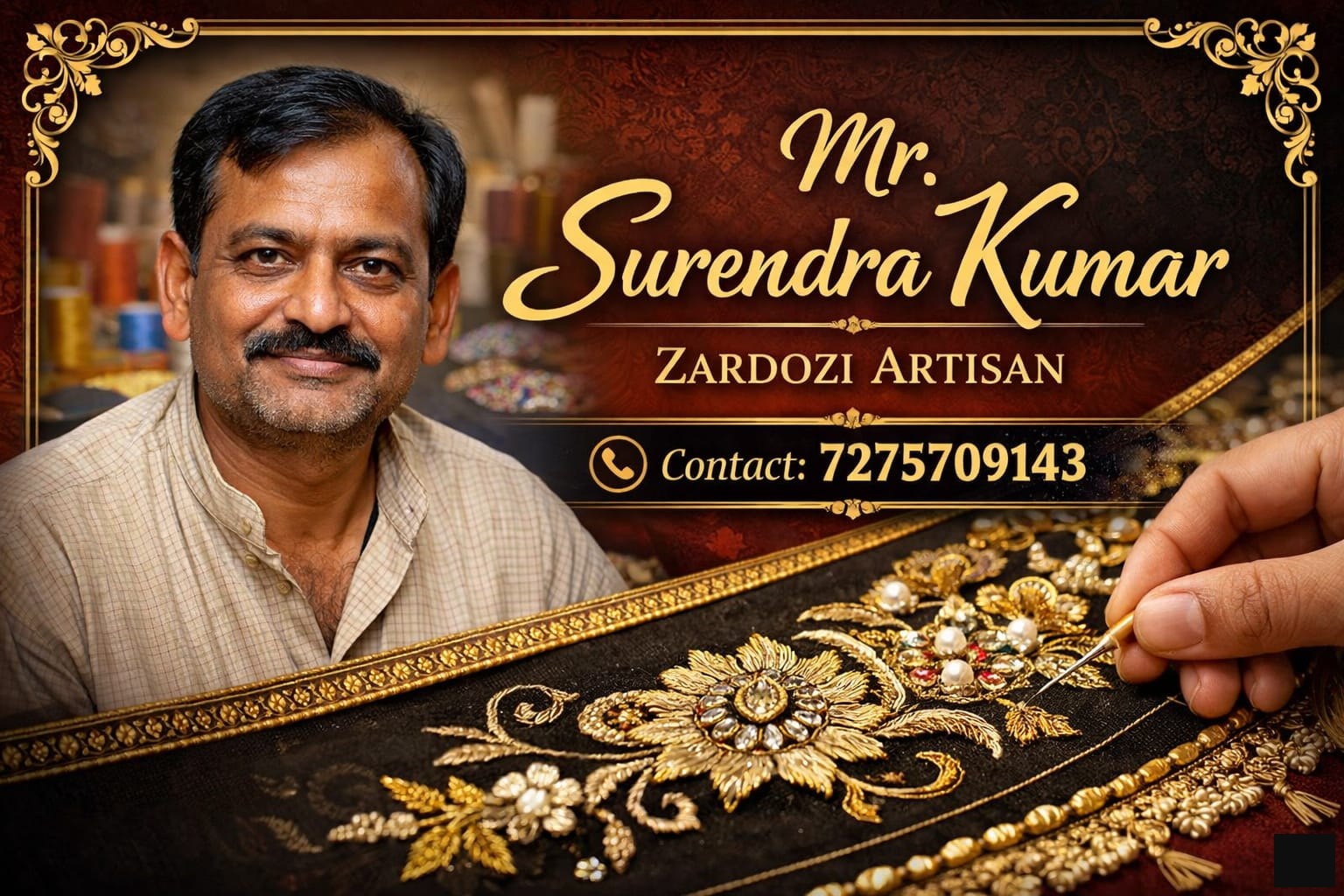 Surendra Singh Zardozi Worker 