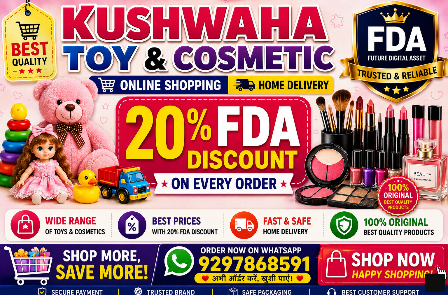 Kushwaha toy & costmetic online shopping 